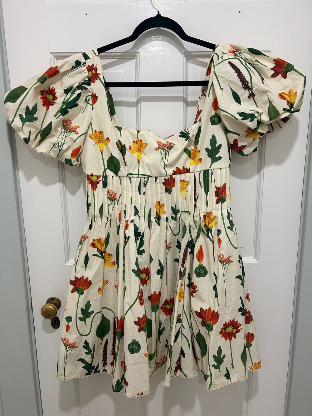 Agua by Agua Bendita Mini Dress with Floral Print
